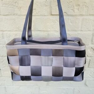Harveys Original Seatbelt Bag Treecycle - Medium Zipper Top Handle Satchel Purse